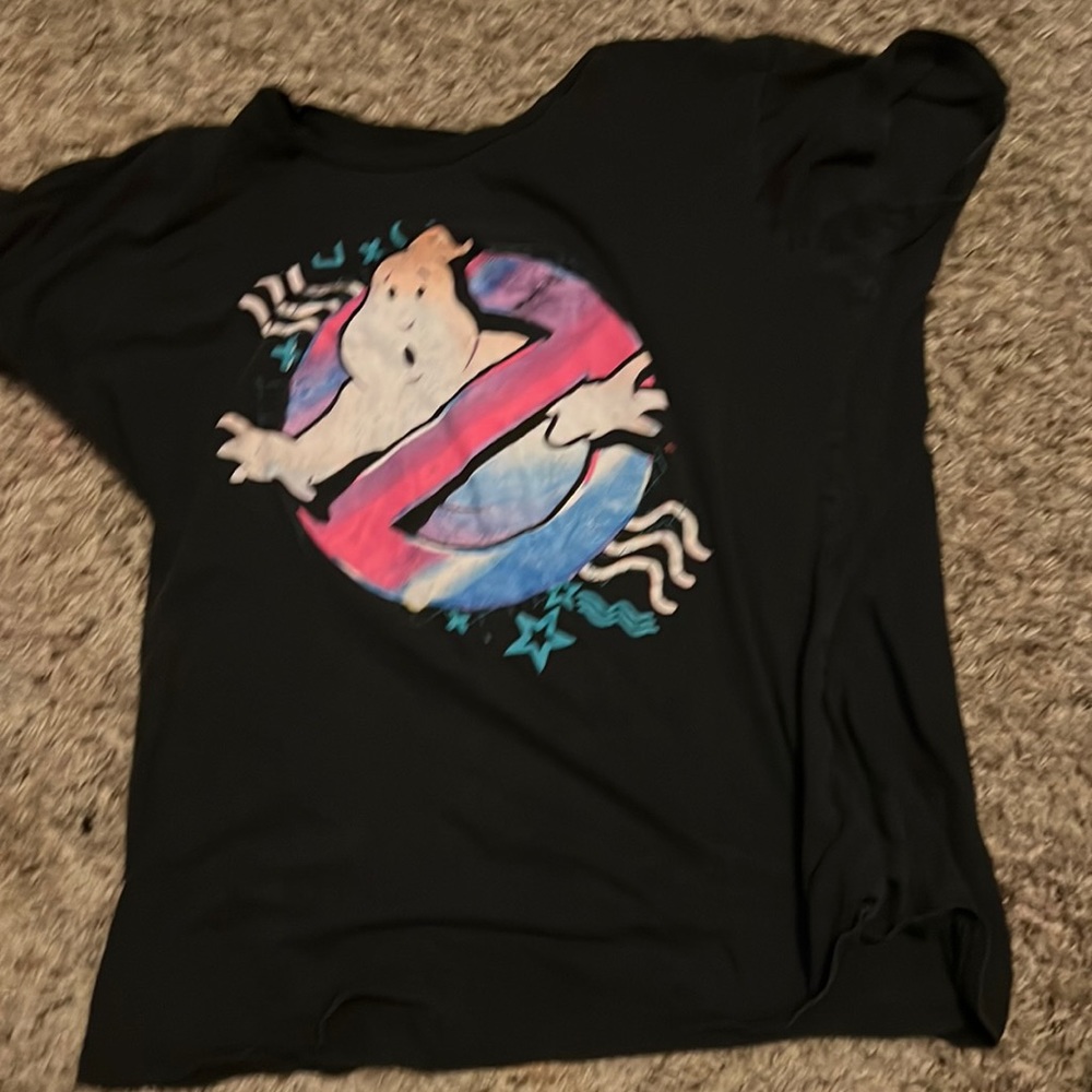 GHOSTBUSTERS BLACK T-SHIRT